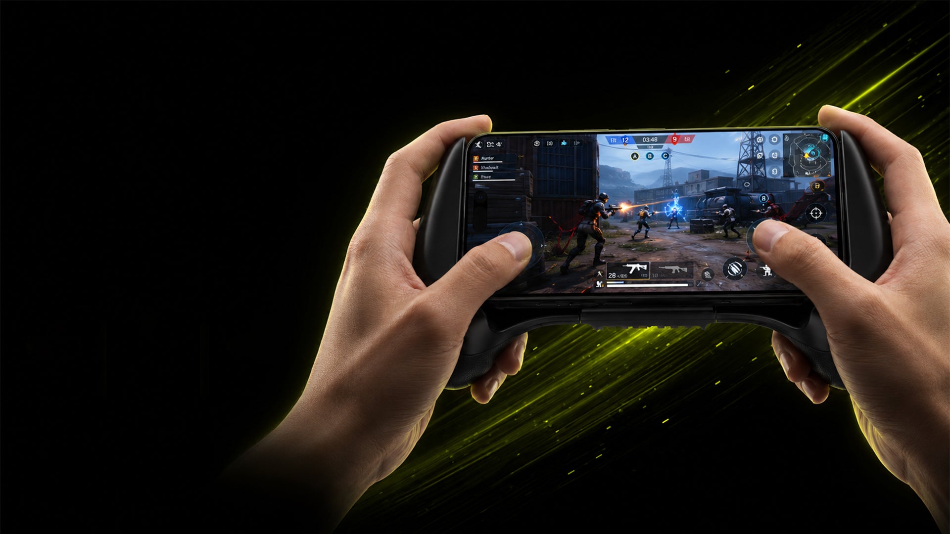 Arcadvanta player using native touch controls