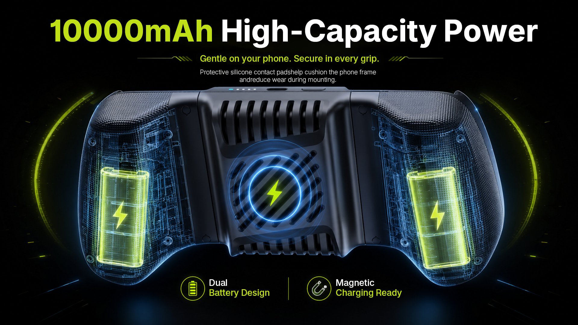 Arcadvanta dual battery and magnetic charging system